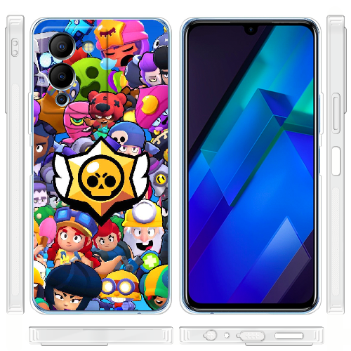 Чехол BoxFace Infinix Note 12 (G96) Brawl Stars