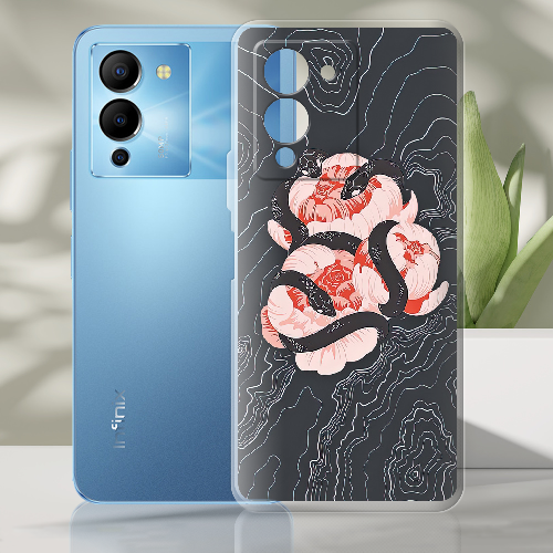 Чехол BoxFace Infinix Note 12 (G96) Snake Rose