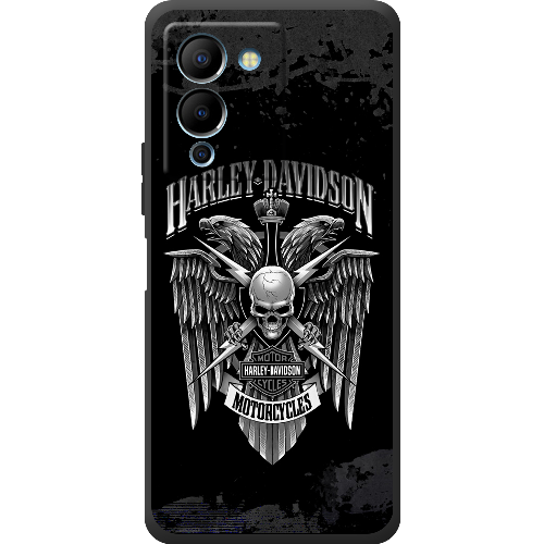 Чехол BoxFace Infinix Note 12 (G96) Harley Davidson skull and eagles