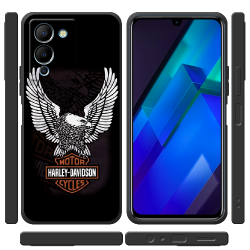 Чехол BoxFace Infinix Note 12 (G96) Harley Davidson and eagle