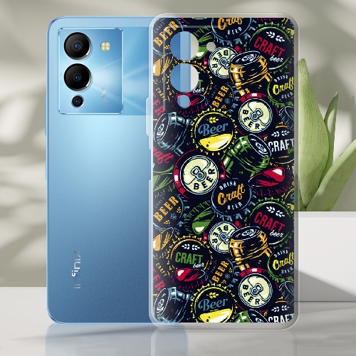 Чехол BoxFace Infinix Note 12 (G96) Bottle Caps