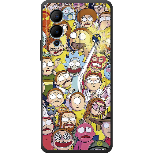 Чехол BoxFace Infinix Note 12 (G96) Rick and Morty все герои