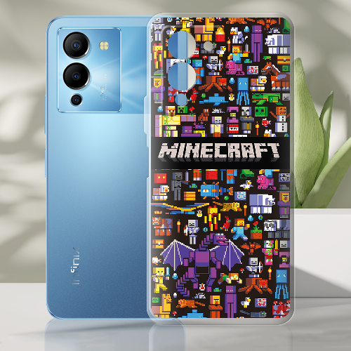 Чехол BoxFace Infinix Note 12 (G96) Minecraft Mobbery