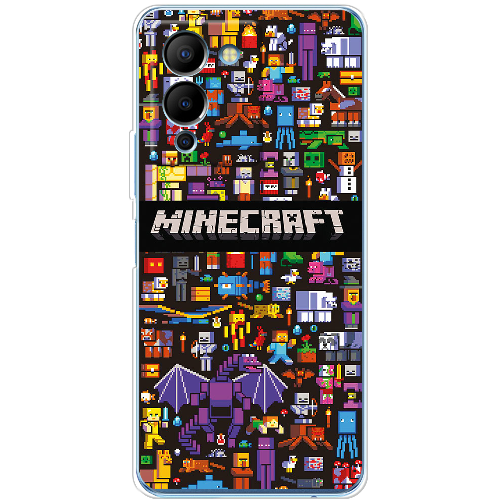 Чехол BoxFace Infinix Note 12 (G96) Minecraft Mobbery