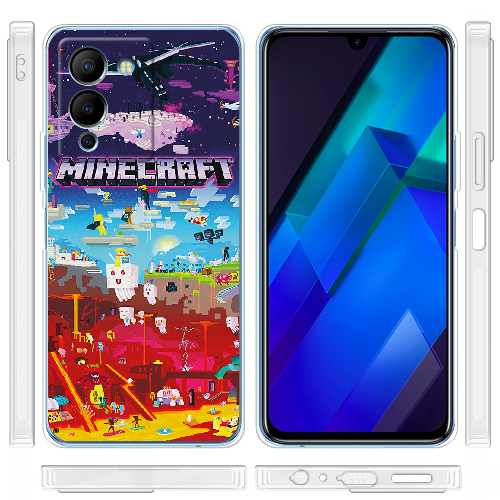 Чехол BoxFace Infinix Note 12 (G96) Minecraft World Beyond