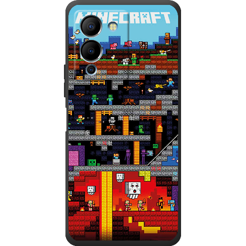 Чехол BoxFace Infinix Note 12 (G96) Minecraft Lode Runner