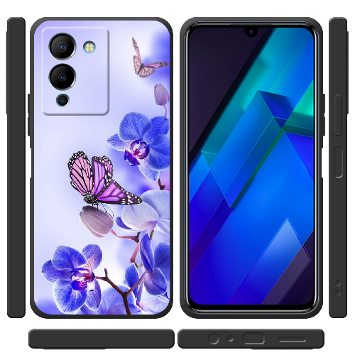 Чехол BoxFace Infinix Note 12 (G96) Orchids and Butterflies