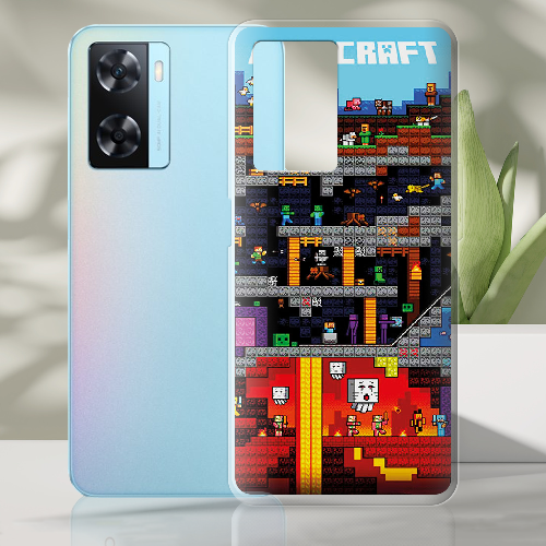 Чехол Boxface OPPO A57S Minecraft Lode Runner