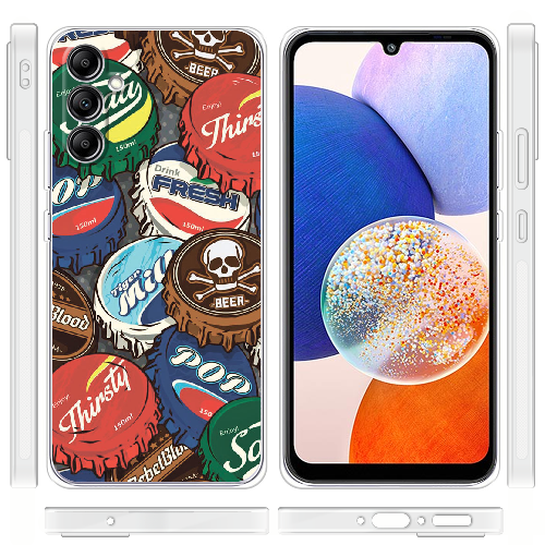 Чехол BoxFace Samsung Galaxy A34 5G (A346) Drink Lids