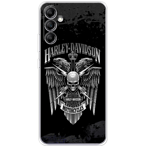 Чехол BoxFace Samsung Galaxy A34 5G (A346) Harley Davidson skull and eagles