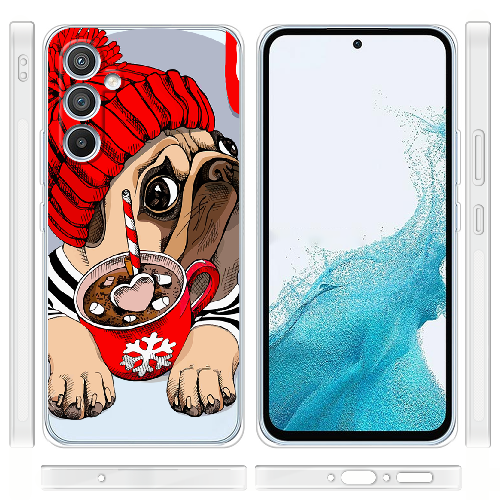 Чехол BoxFace Samsung Galaxy A54 5G (A546) Winter Puggy