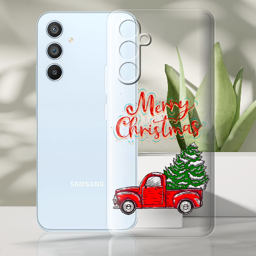 Чехол BoxFace Samsung Galaxy A54 5G (A546) Holiday Car Merry Christmas