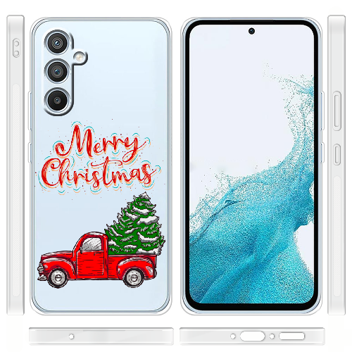 Чехол BoxFace Samsung Galaxy A54 5G (A546) Holiday Car Merry Christmas