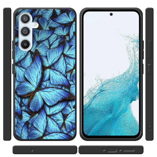 Чехол BoxFace Samsung Galaxy A54 5G (A546) лазурные бабочки