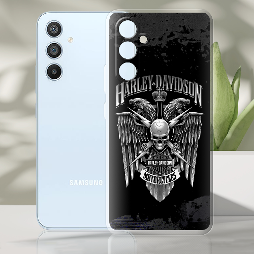 Чехол BoxFace Samsung Galaxy A54 5G (A546) Harley Davidson skull and eagles