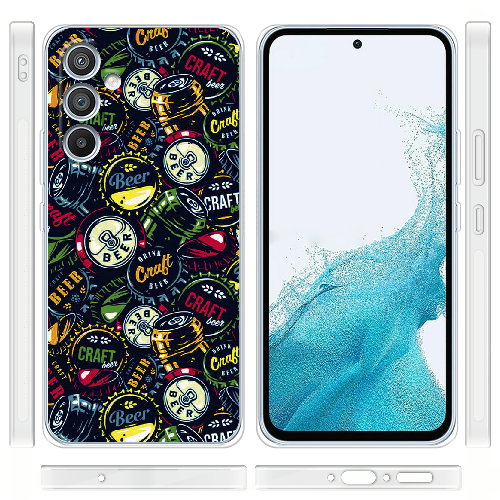 Чехол BoxFace Samsung Galaxy A54 5G (A546) Bottle Caps