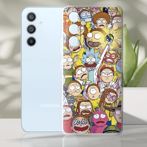 Чехол BoxFace Samsung Galaxy A54 5G (A546) Rick and Morty все герои