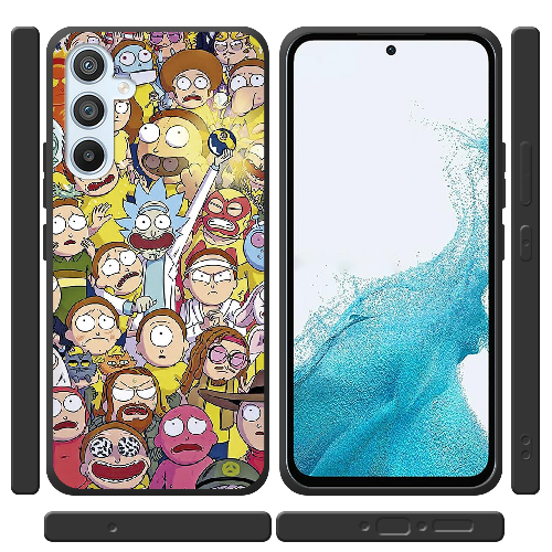 Чехол BoxFace Samsung Galaxy A54 5G (A546) Rick and Morty все герои