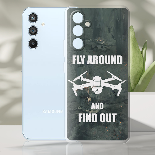 Чехол BoxFace Samsung Galaxy A54 5G (A546) Дрон Fly Around