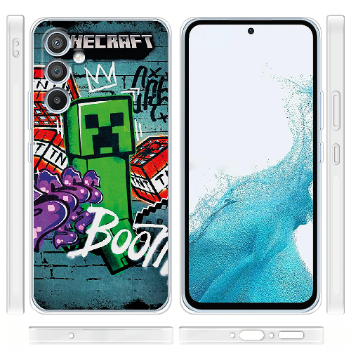 Чехол BoxFace Samsung Galaxy A54 5G (A546) Minecraft Graffiti