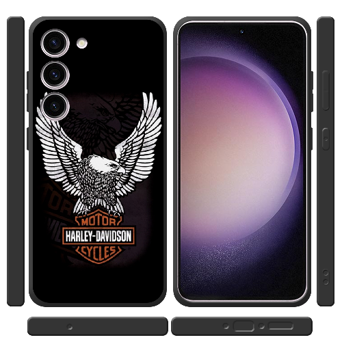 Чехол BoxFace Samsung Galaxy S23 (S911) Harley Davidson and eagle