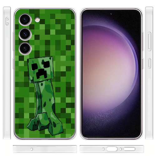 Чехол BoxFace Samsung Galaxy S23 (S911) Minecraft Creeper