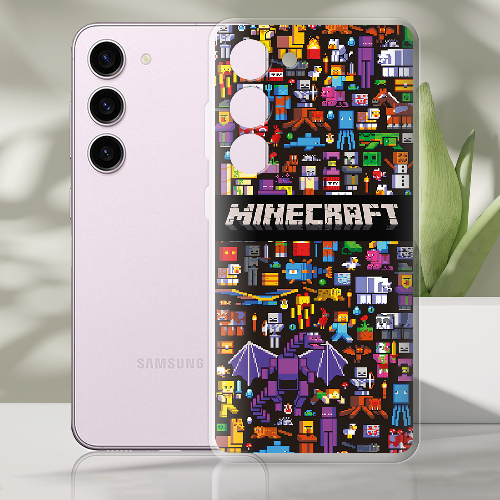 Чехол BoxFace Samsung Galaxy S23 (S911) Minecraft Mobbery