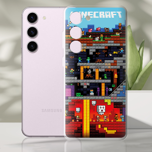 Чехол BoxFace Samsung Galaxy S23 (S911) Minecraft Lode Runner