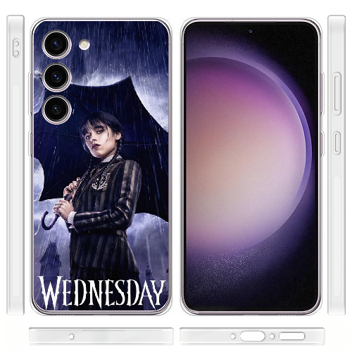 Чехол BoxFace Samsung Galaxy S23 (S911) Wednesday Addams