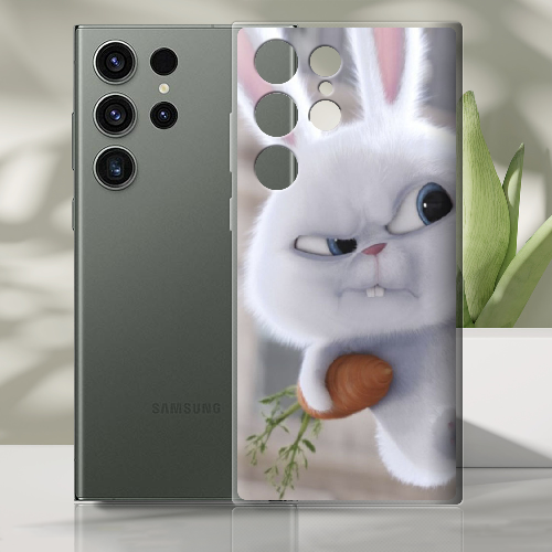 Чехол BoxFace Samsung Galaxy S23 Ultra (S918) Rabbit Snowball