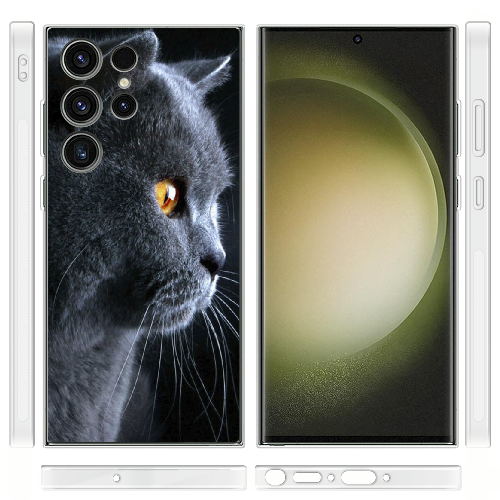 Чехол BoxFace Samsung Galaxy S23 Ultra (S918) English cat