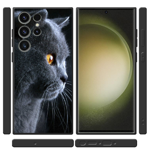 Чехол BoxFace Samsung Galaxy S23 Ultra (S918) English cat