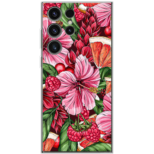 Чехол BoxFace Samsung Galaxy S23 Ultra (S918) Tropical Flowers