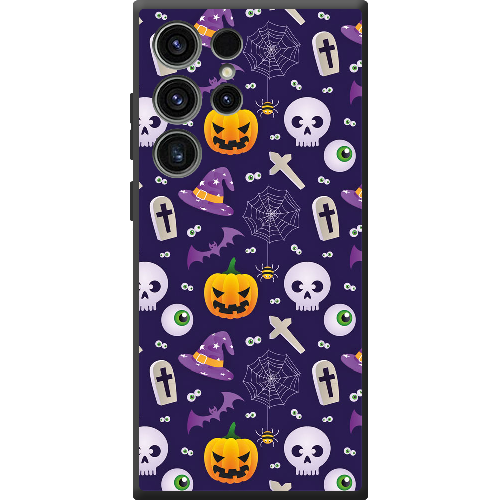 Чехол BoxFace Samsung Galaxy S23 Ultra (S918) Halloween Purple Mood