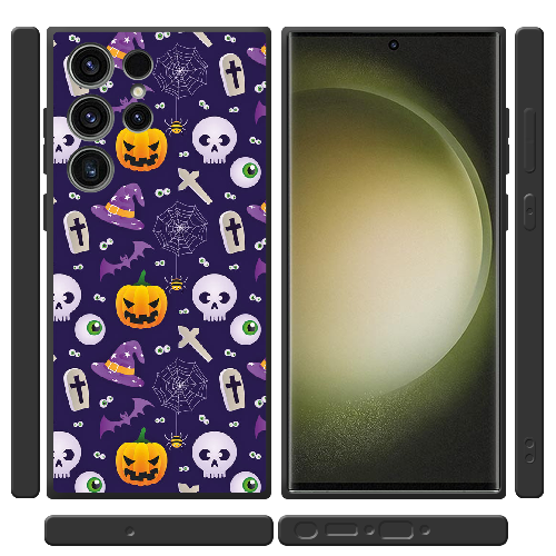 Чехол BoxFace Samsung Galaxy S23 Ultra (S918) Halloween Purple Mood