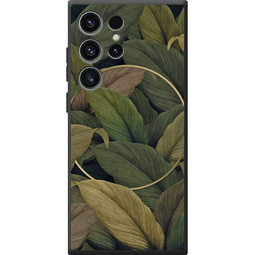 Чехол BoxFace Samsung Galaxy S23 Ultra (S918) Green Leaf