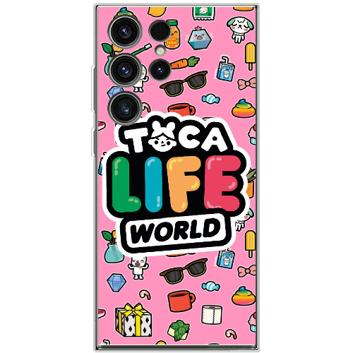 Чехол BoxFace Samsung Galaxy S23 Ultra (S918) Toca Boca Life World