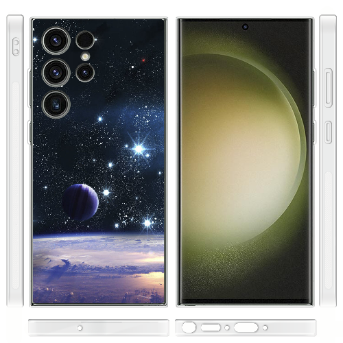 Чехол BoxFace Samsung Galaxy S23 Ultra (S918) Space Landscape