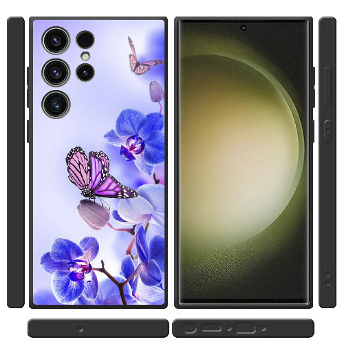 Чехол BoxFace Samsung Galaxy S23 Ultra (S918) Orchids and Butterflies