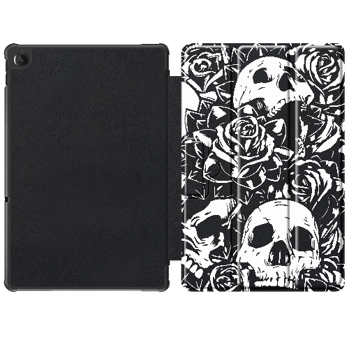 Чехол для Lenovo Tab M10 Plus (3rd Gen) 10.6" Skull and Roses