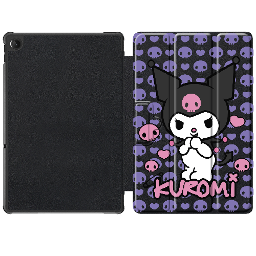 Чехол для Lenovo Tab M10 Plus (3rd Gen) 10.6" Kuromi Purple Skull