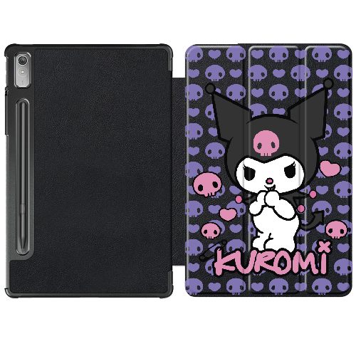 Чехол для Lenovo Tab P11 Pro (2nd Gen) 11.2" Kuromi Purple Skull