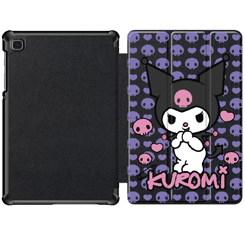 Чехол для Samsung Galaxy Tab A7 Lite 8.7" Kuromi Purple Skull