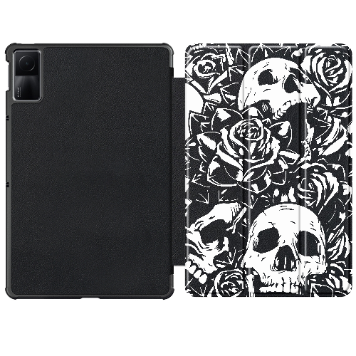 Чехол для Xiaomi Redmi Pad 10.6" Skull and Roses