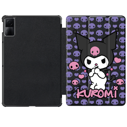 Чехол для Xiaomi Redmi Pad 10.6" Kuromi Purple Skull