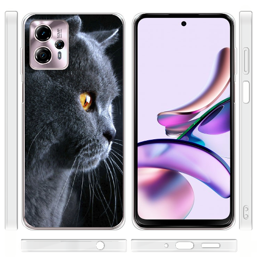 Чехол BoxFace Motorola G13 English cat