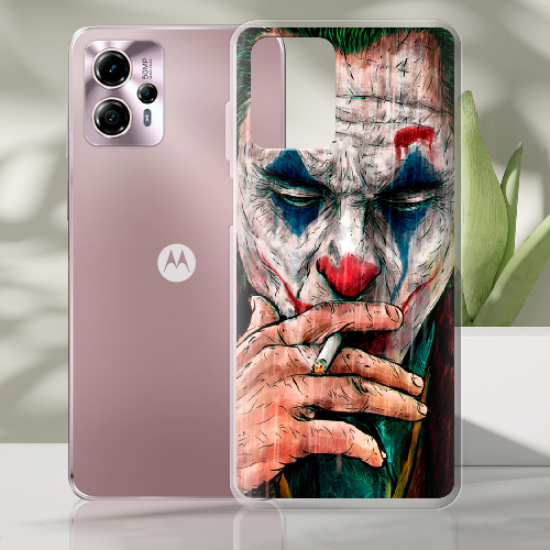 Чехол BoxFace Motorola G13 Joker Smoking