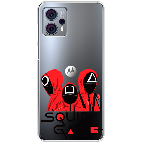 Чехол BoxFace Motorola G23 siquid game люди в красном