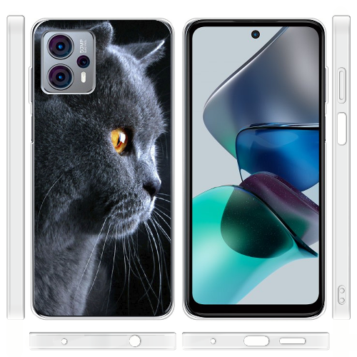 Чехол BoxFace Motorola G23 English cat