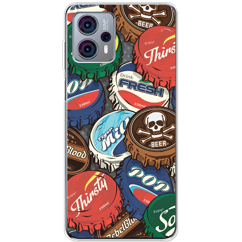 Чехол BoxFace Motorola G23 Drink Lids